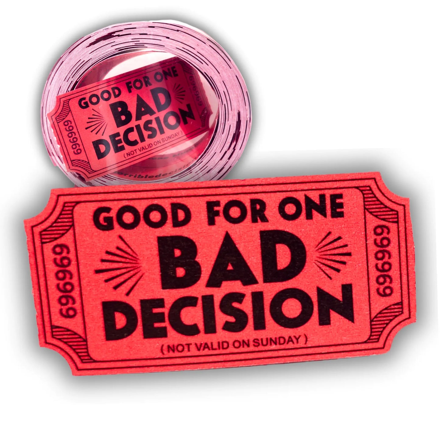 Bad Decision Tickets 100 Pack Ninja Pop
