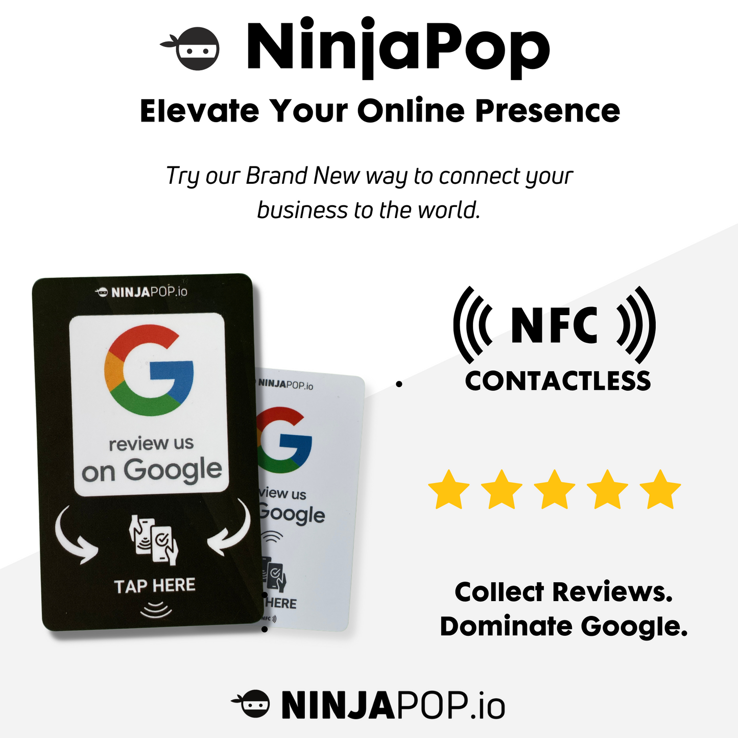 🔥 Free Ninja Pop Google Review Card! 🔥  2024 Special 🔥- Just Pay Shipping  ✈️