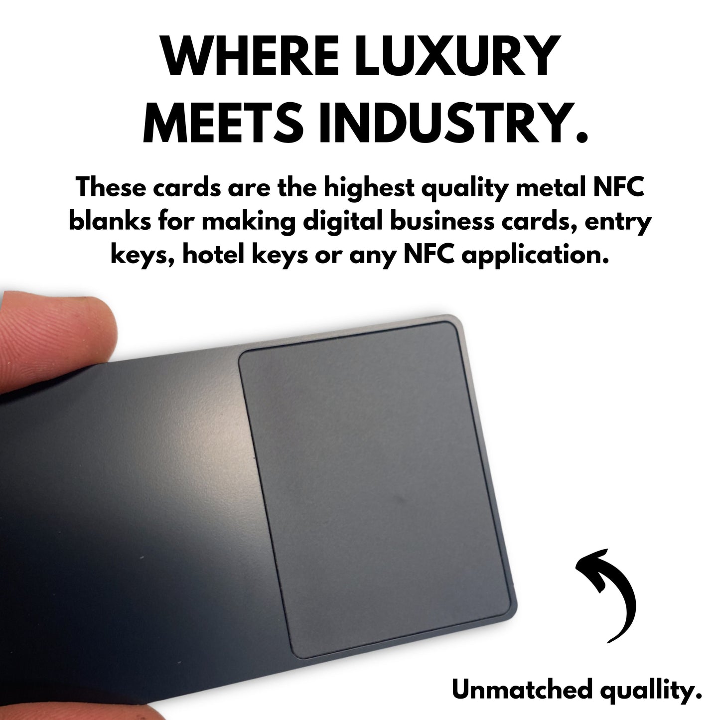 Metal NFC Cards - Luxury Metal Business Card Blanks