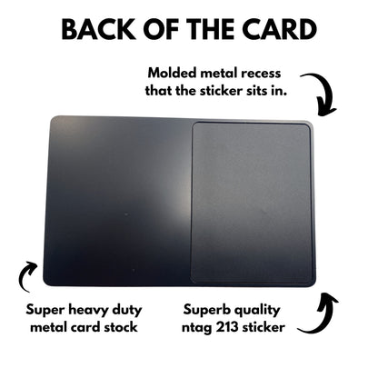 Metal NFC Cards - Luxury Metal Business Card Blanks