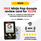 🔥 Free Ninja Pop Google Review Card! 🔥  2024 Special 🔥- Just Pay Shipping  ✈️