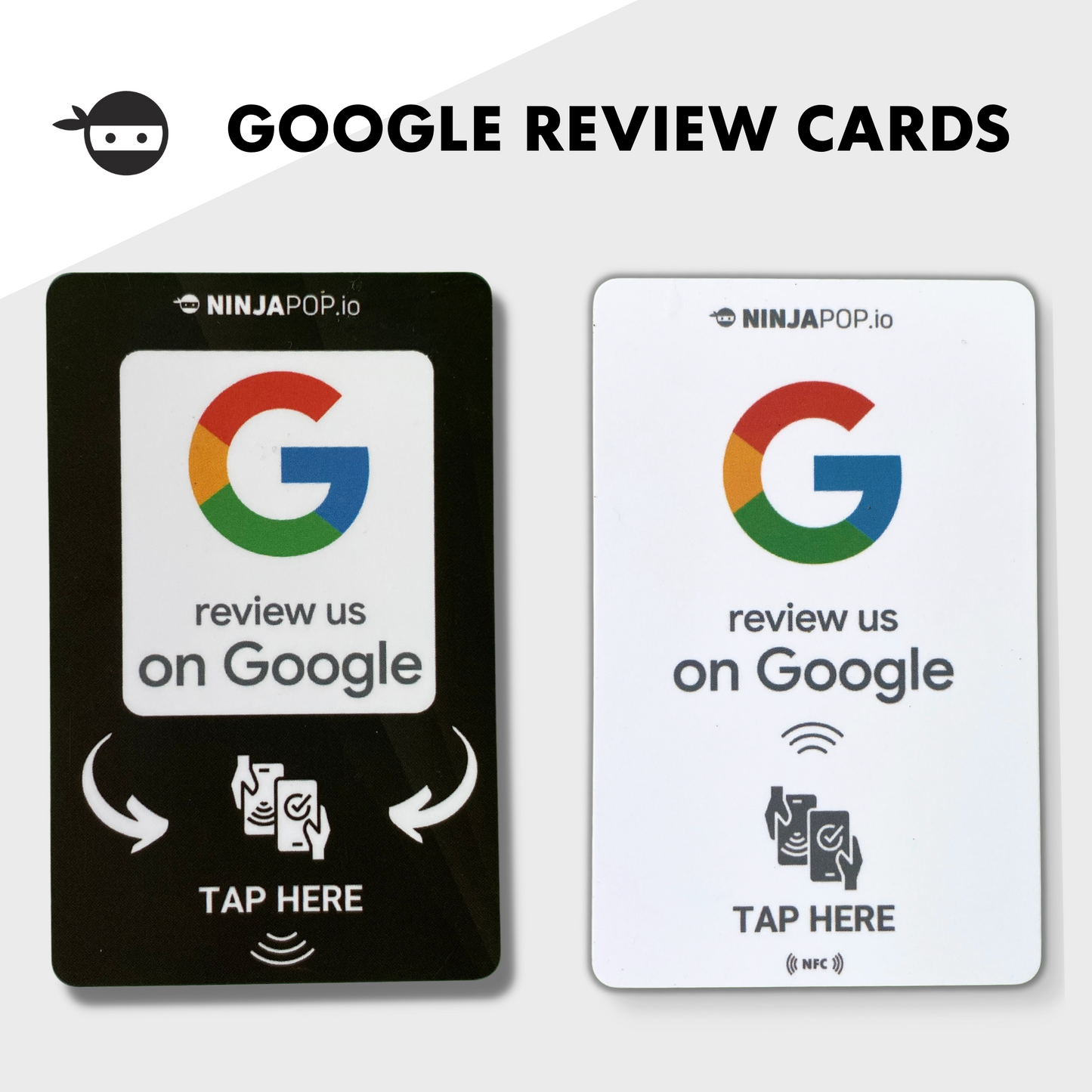 Ninja Pop Google Review Card - Contactless Review Cards