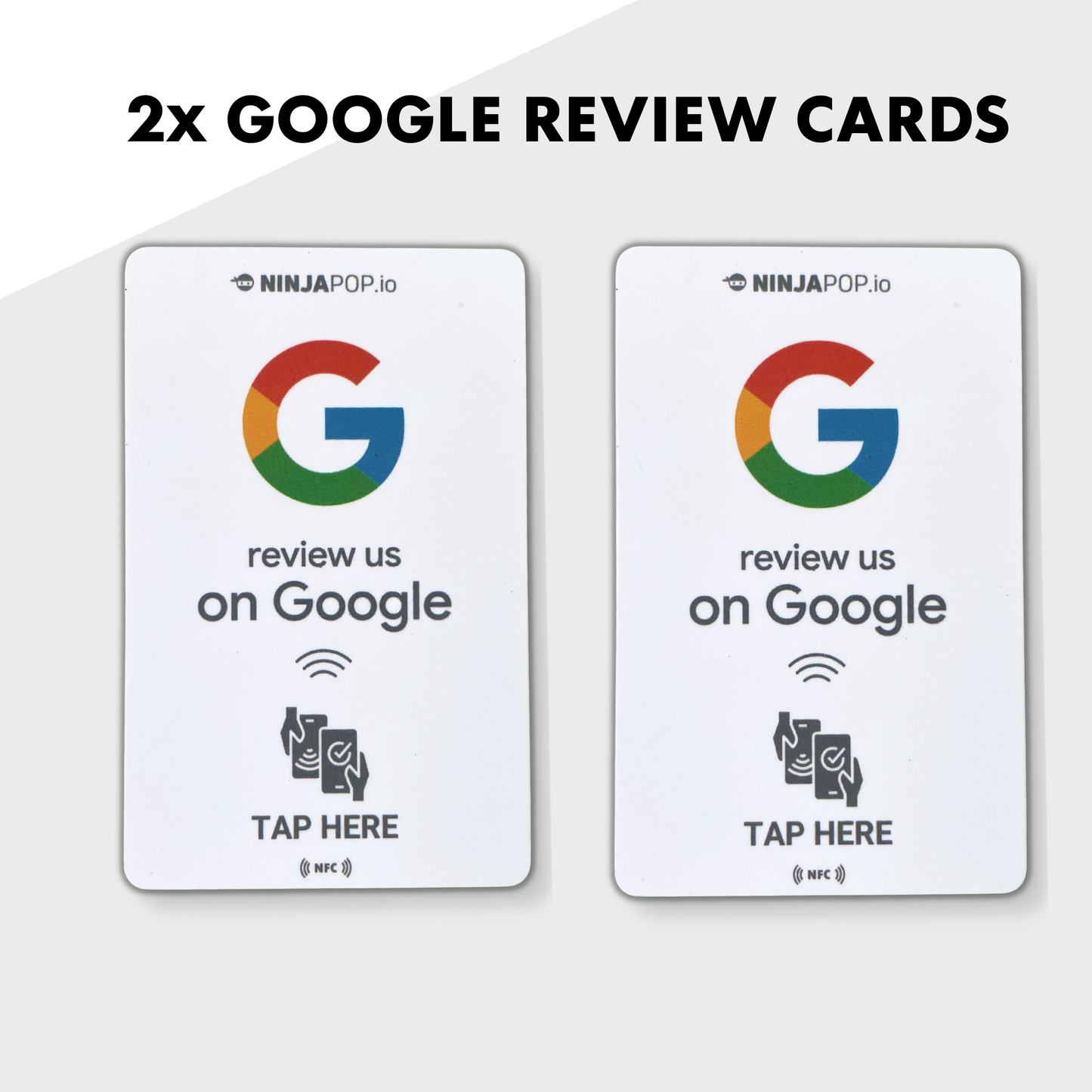 Ninja Pop Google Review Card - Contactless Review Cards