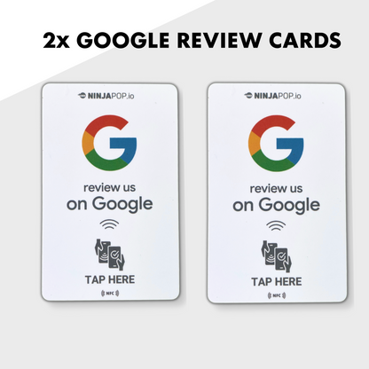 Ninja Pop Google Review Card - Contactless Review Cards