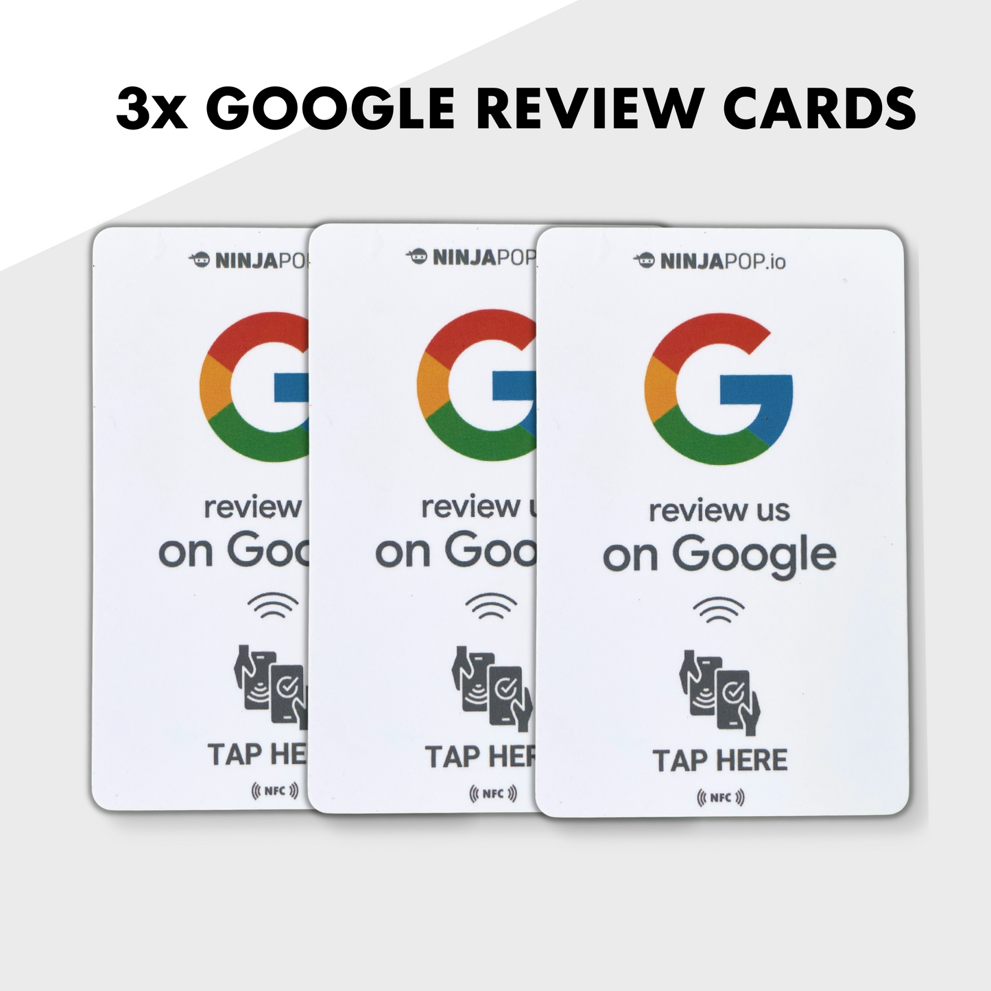 Ninja Pop Google Review Card - Contactless Review Cards